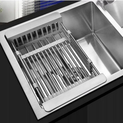 Полка кухонная для раковины Stenson R93343 44x22x9 см Вишневое