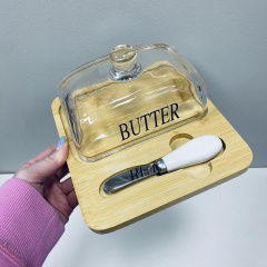 Маслянка на підставці з ножем A-PLUS 7345 Butter Київ