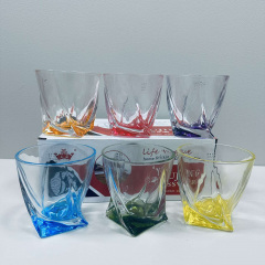 Набір склянок Yujing GlassWare Color 2772-1/819087 Quadro 6 шт 340 мл Білгород-Дністровський
