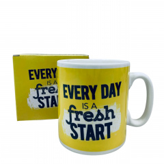 Чашка керамическая OLens 3227 800 мл Every day is a fresh start XXL Киев