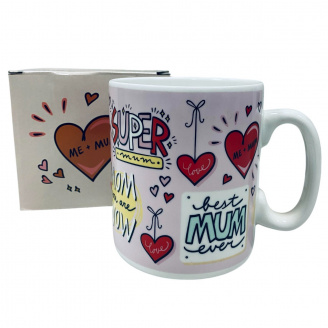 Чашка керамічна OLens 3237 800 мл Super Mum XXL