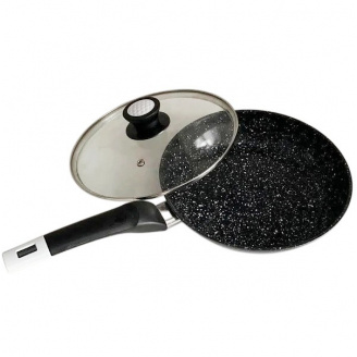 Сковорода алюмінієва з кришкою A-PLUS 1478 28 см