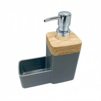 Дозатор для рідкого мила з контейнером для губки Baroness 29012 15,2x7,2x19 см