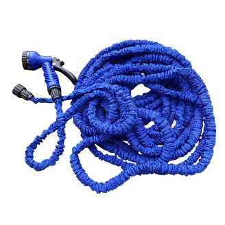 Шланг для поливу садовий Magic Hose 200 FT 60 м Синій