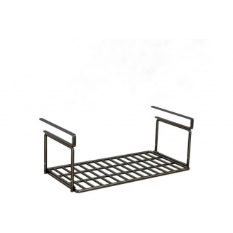 Полиця для взуття навісна Stenson 50218-40 M 60x12x13 см Чорний