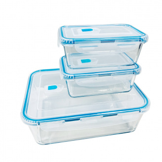 Набір лотків A-PLUS 1096-2 3 шт Прозорий