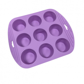 Форма для випікання кексів A-PLUS 1984 27x21,5x3 см Фіолетовий