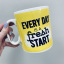 Чашка керамическая OLens 3227 800 мл Every day is a fresh start XXL Киев