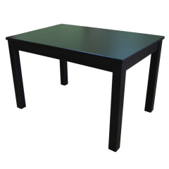 Стіл "Стандарт", чорний лак, бук, 90×80 Енергодар