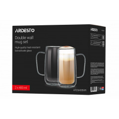 Чашки з подвійним склом Ardesto 400 мл 2 шт Київ