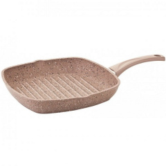 Сковорода-гриль O.M.S 28 см Коричневый 3212.00.07-28-2,75л-Brown Изюм