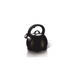 Чайник із свистком Berlinger Haus Metallic Line Shine Black Edition 3 л Чорний BH-6832 Вишневе