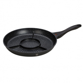 Сковорода Berlinger Haus Granit Diamond line 32 см Чорний BH-1462