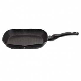 Сковорода гриль Berlinger Haus Black Silver Collection 28х28 см Чорний BH-1846