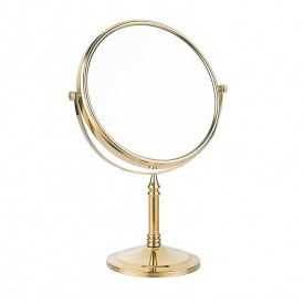 Дзеркало косметичне A-PLUS 3018 h-31,5 см Золотий