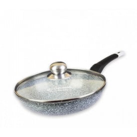 Сковорода Edenberg з кришкою та мармуровим покриттям 24 см Різнокольоровий EB-9166