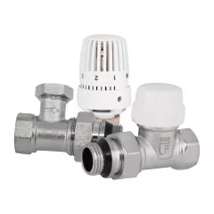 Комплект термостатический SD Forte 1/2"х1/2" прямой, латунь (SF255W15) Чернівці