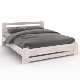 Ліжко Монтана бук білий олія, 140х200, Лляна олія