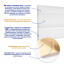 Самоклеючий плінтус РР білий 2300*70*4мм (D) SW-00001829 Sticker Wall Кропивницький