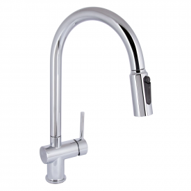 Смеситель для кухни Qtap Rozcesti с подключением для питьевой воды, хром (QTROZ366BLM45940)