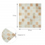 Панель стінова 3D 700х770х4мм мозаїка бежева (D) Sticker Wall SW-00002011 Обухів