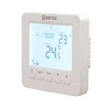 Терморегулятор для теплого пола Raftec 230В белый (R02B05)
