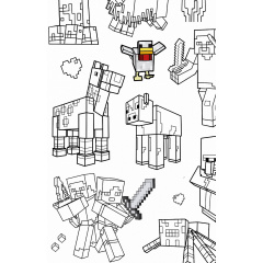 Раскраска детская и тубус No Brand Minecraft 100х130 см Ужгород