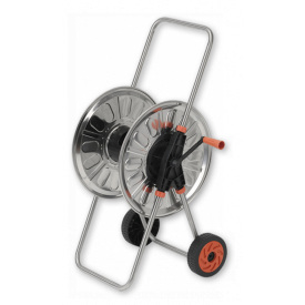 Тележка для шланга 1/2 80м нержавеющая сталь CARINOX Bradas