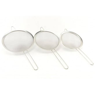 Набір сит з нержавіючої сталі 3 штуки d-18, d-20 см, d-22 см Kitchen 1270