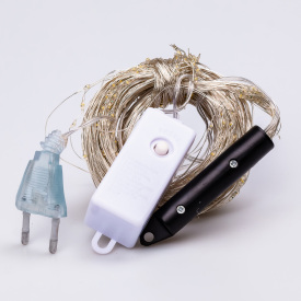 Гирлянда Lugi Конный хвост 600 LED 20 нитей длина 3м белый (1733015W)