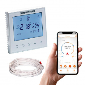 Терморегулятор для теплого пола COMPUTHERM 230В белый (Wi-FI) (E280)
