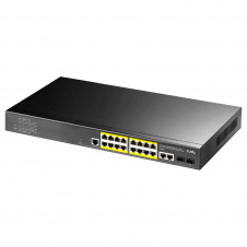 PoE-комутатор 21-портовий Cudy керований L2 GS2018PS2-200W гігабітний з 16 портами PoE