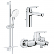 Набір змішувачів для ванни 3 в 1 Grohe Eurosmart Cosmopolitan хром (UA126112M3)