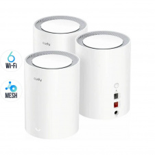 Mesh-маршрутизатор Cudy M3000 V2.0 WiFi 6 2.5G White (3-Pack) дводіапазонні
