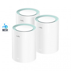 Mesh-маршрутизатор Cudy M1300 WiFi 5 (3-Pack) дводіапазонний гігабітний Ладан