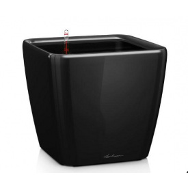 Вазон Lechuza Quadro Premium LS 50 черный 53 л