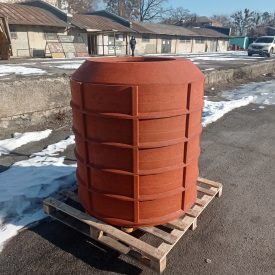 Наборной полимерный колодец дренажный VULKAN DN 1000 пластиковый колодец водосборный для канализации