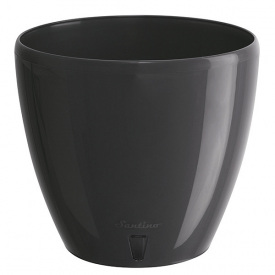 Горшок для цветов DECO TWIN PLUS с картриджем 5,8 л антрацит Santino