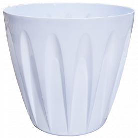 Горшок для цветов Daisy 46 л белый Serinova