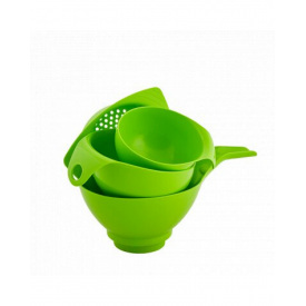 Набор сливных воронок Алеана 4 в 1 Зеленый