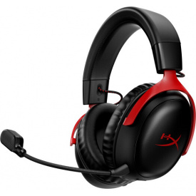 Гарнiтура HyperX Cloud III WL USB-A/USB-C Black/Red (77Z46AA)