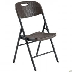 Складаний стілець Кнокс пластик коричневий Виноградов