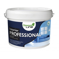 Краска акриловая для стен и потолка GREEN LINE Interior Professional 10 л Генічеськ