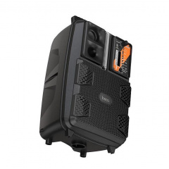 Портативна Bluetooth колонка HOCO BS37 з дротовим мікрофоном Black Харків