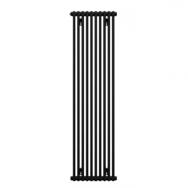Дизайнерский радиатор Zehnder Charleston 1800х* вертикальный, черный матовый