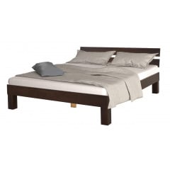 Дерев'яне ліжко Джені Меблі-Сервіс 160х200 см венге на ламелях Нова Каховка
