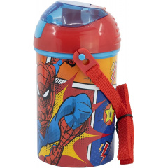 Дитяча пляшка для води з ремінцем 450 мл Stor Spider-Man (74769) Івано-Франківськ