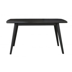 Стіл обідній Меблі-Сервіс 150х90 см чорний Каменское