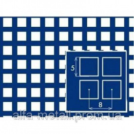 Перфорований лист 1000x2000х1,5 PC Qg5-8 