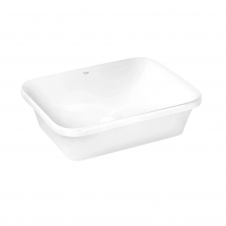 Раковина врезная Qtap Scorpio 500х380 прямоугольная, белая (QT1411K490WN47290)